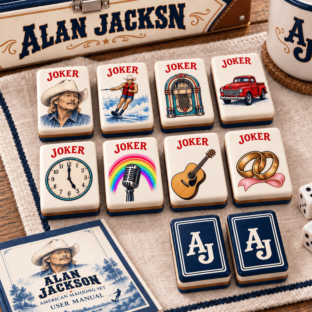 Premium ALJ Mahjong Tiles Set TTMH
