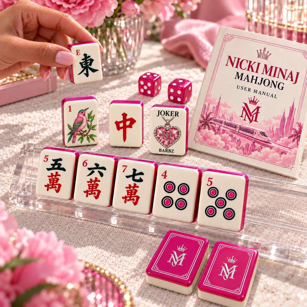 Premium NKM Mahjong Tiles Set PVNA