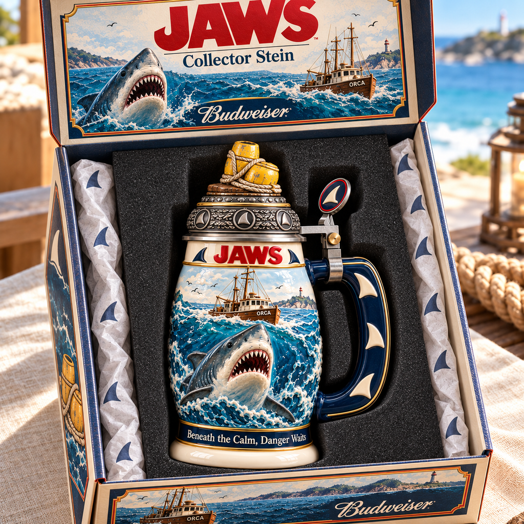 JAWS SCULPTED COLLECTOR STEIN HQH