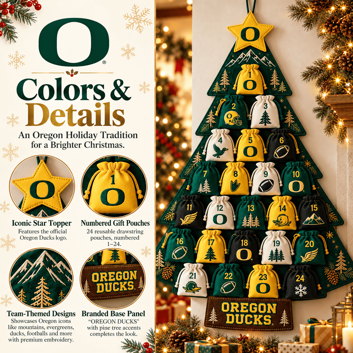 Premium ORD Christmas Tree Countdown Calendar TNSM