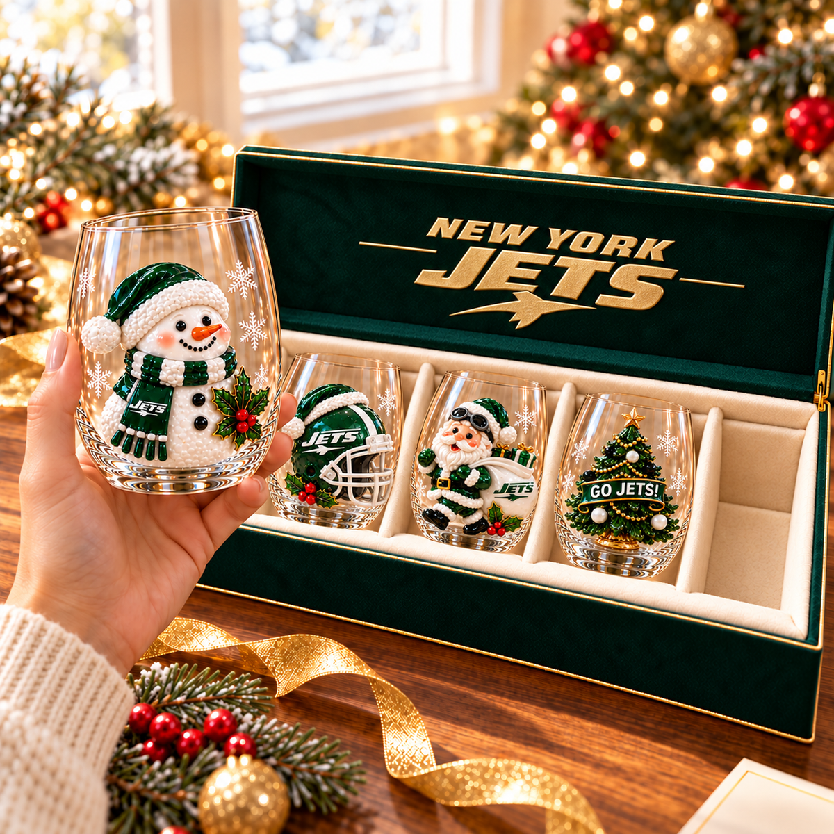 Premium NYJ Wine Glass Cup TMH