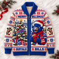 BFBL WOOL ZIP CARDIGAN NPL