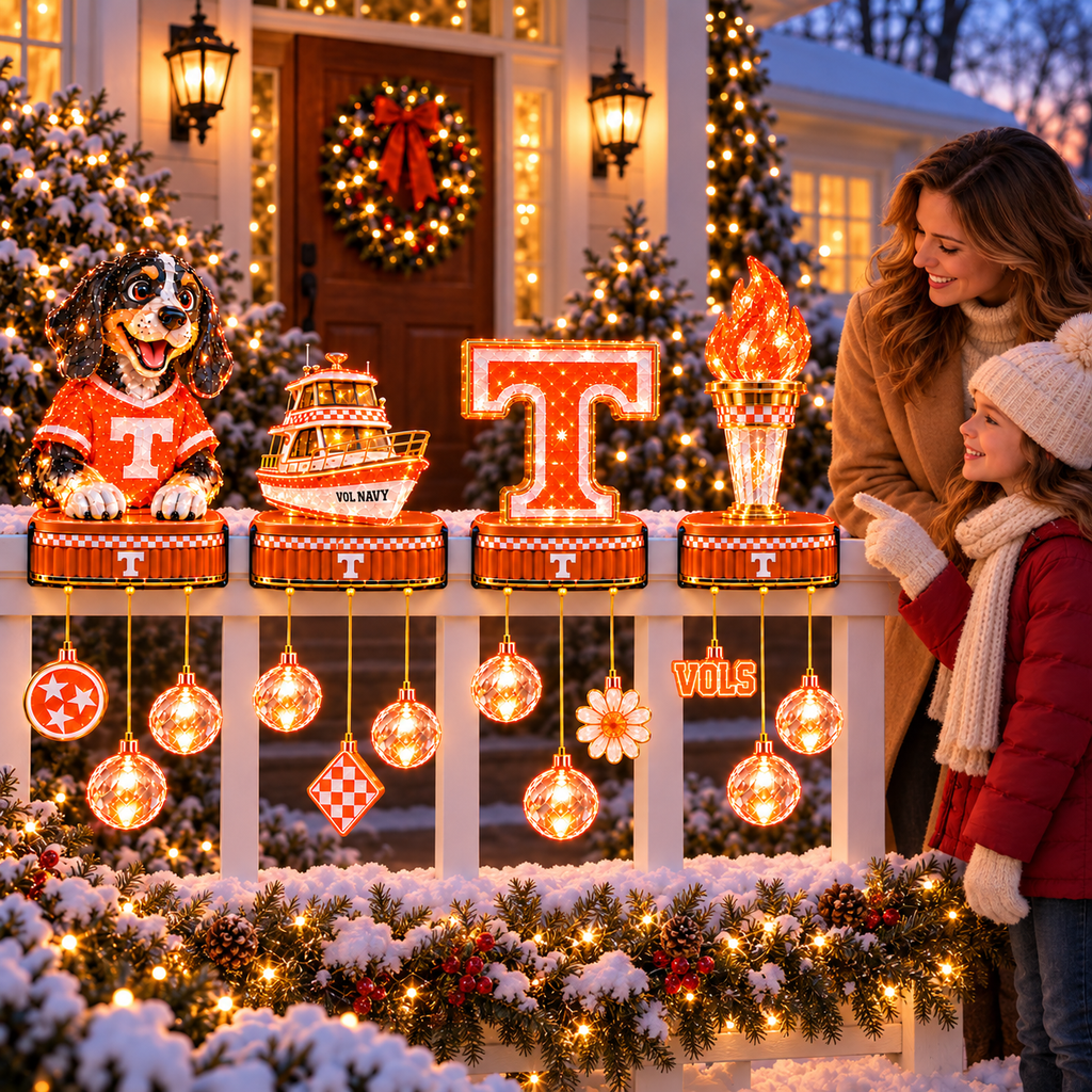 Premium TVF Outdoor Christmas Railing Ligh TTMH