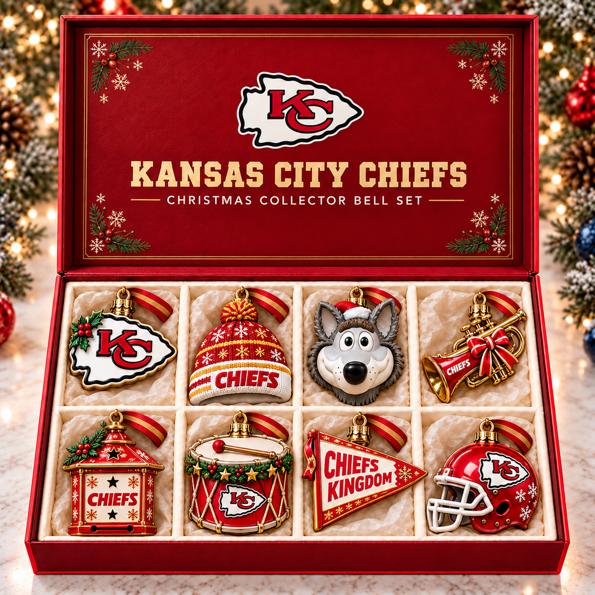 Premium KCC Christmas Bell Ornament TTMH