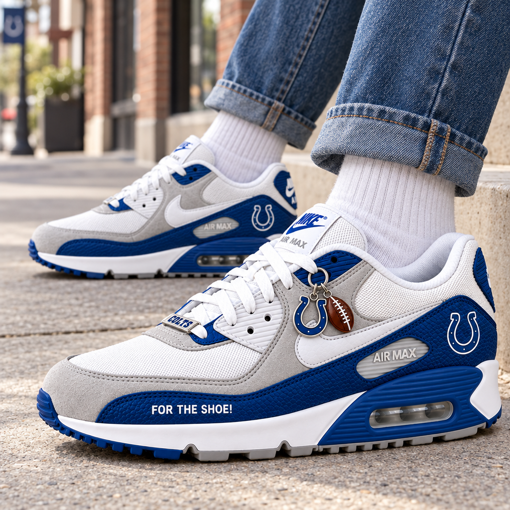 Indianapolis Colts Premium Low-Top Sneakers