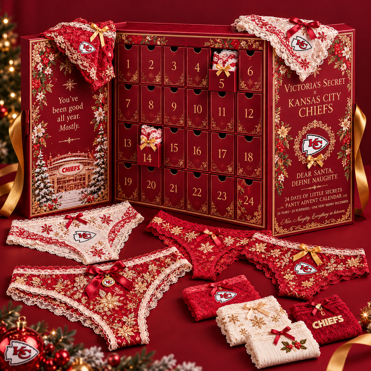 KCC Premium Christmas Panty Advent Calendar LNTH