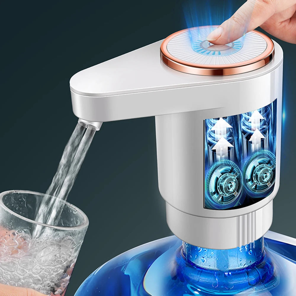 Water Dispenser for 5 Gallon Bottle,Portable USB Charging Electric Water Pump, Drinking Water Jug Pump for Home, Kitchen, Living