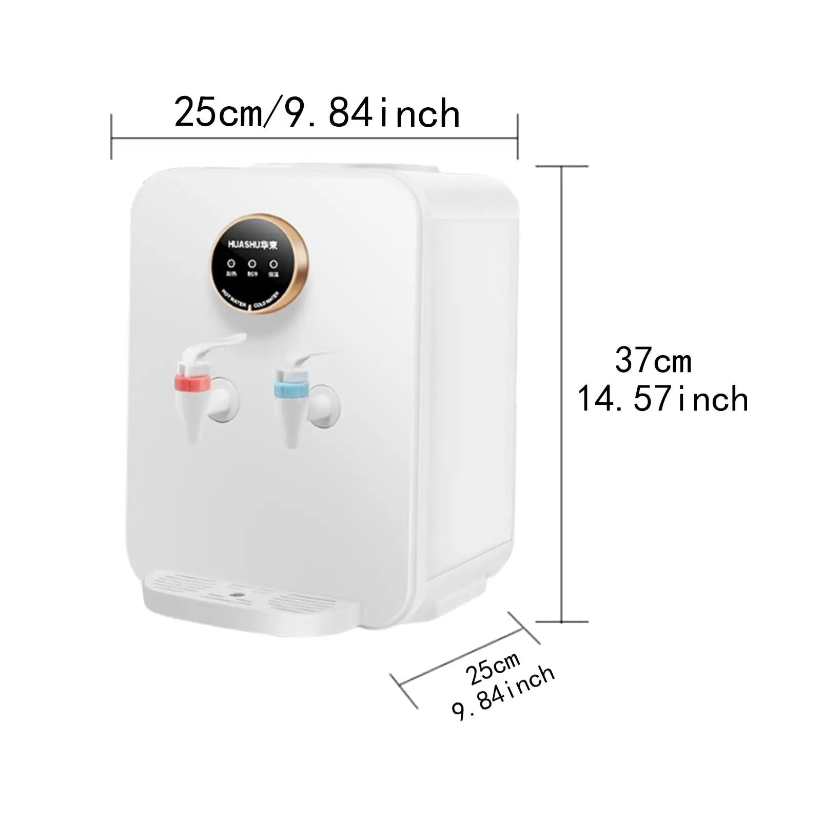 Portable Hot Cold and Room Temp Water Dispenser Top Loading Beverage Cooler for Home Office Dorm Bedside