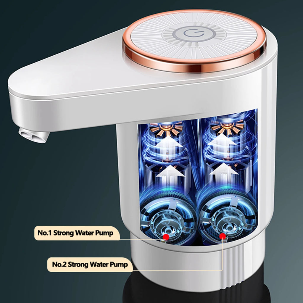 Water Dispenser for 5 Gallon Bottle,Portable USB Charging Electric Water Pump, Drinking Water Jug Pump for Home, Kitchen, Living