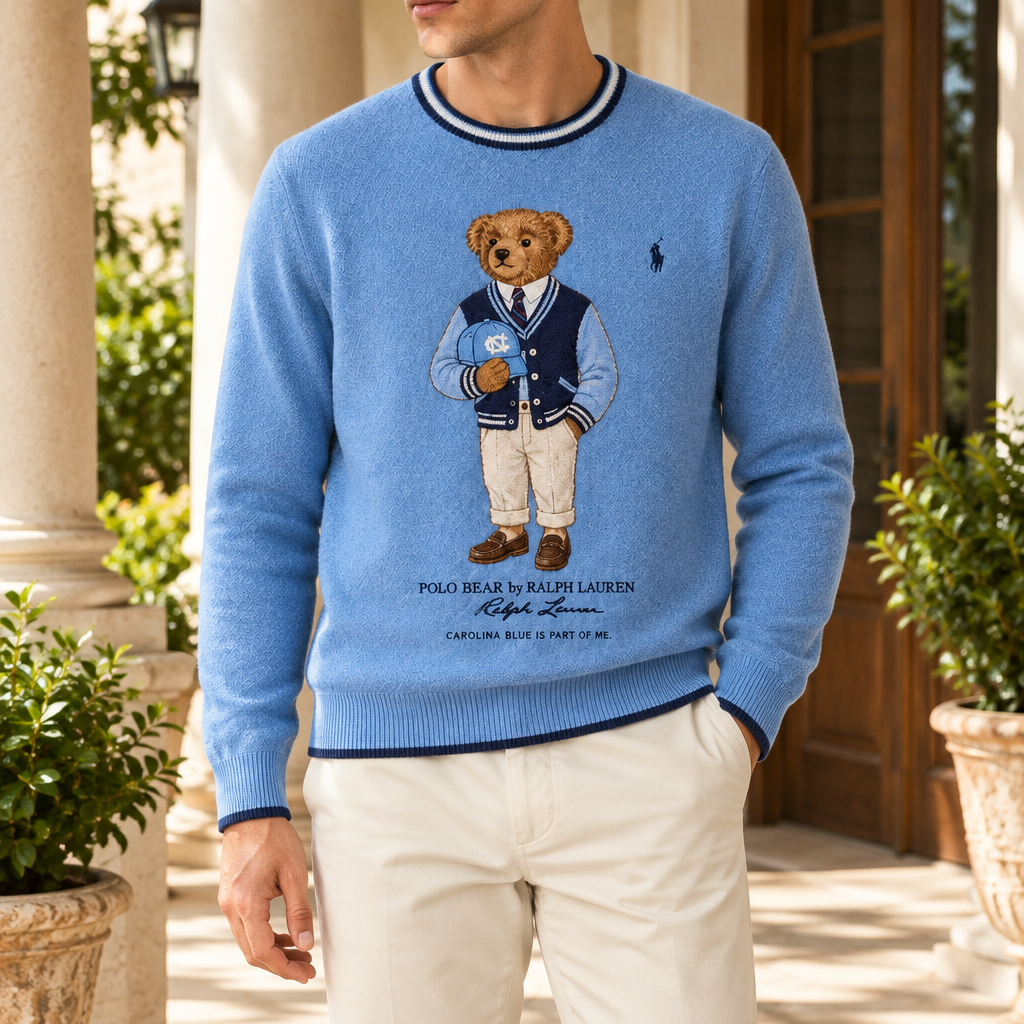 North Carolina Tar Heels Premium Crewneck Sweater