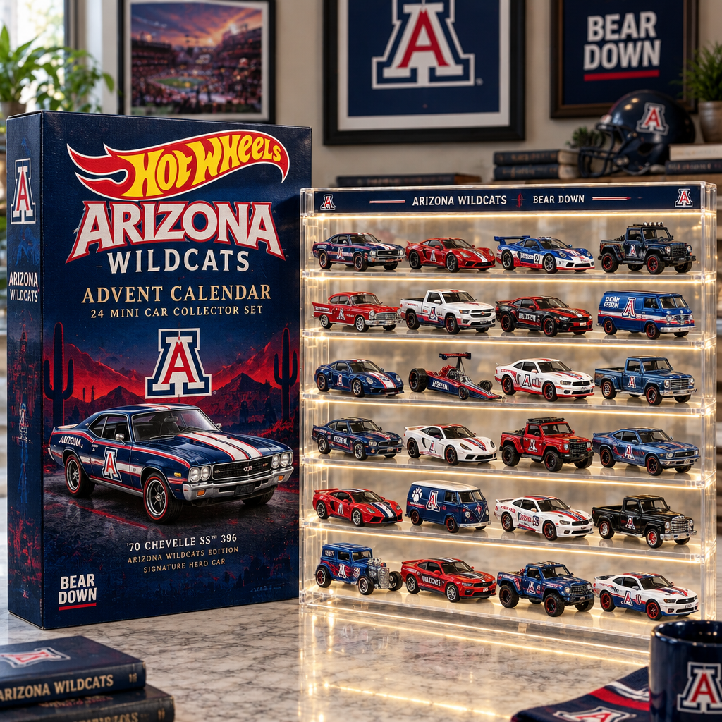 Arizona Wildcats Premium Mini Car Advent Calendar
