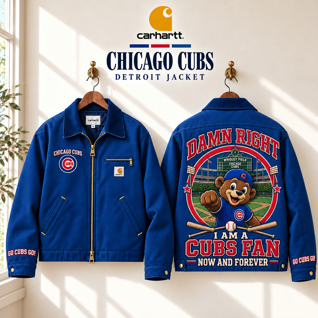 Chicago Cubs Workjacket Embroidered Detroit Jacket