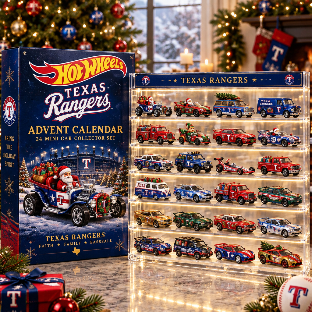 Texas Rangers Premium Mini Car Advent Calendar