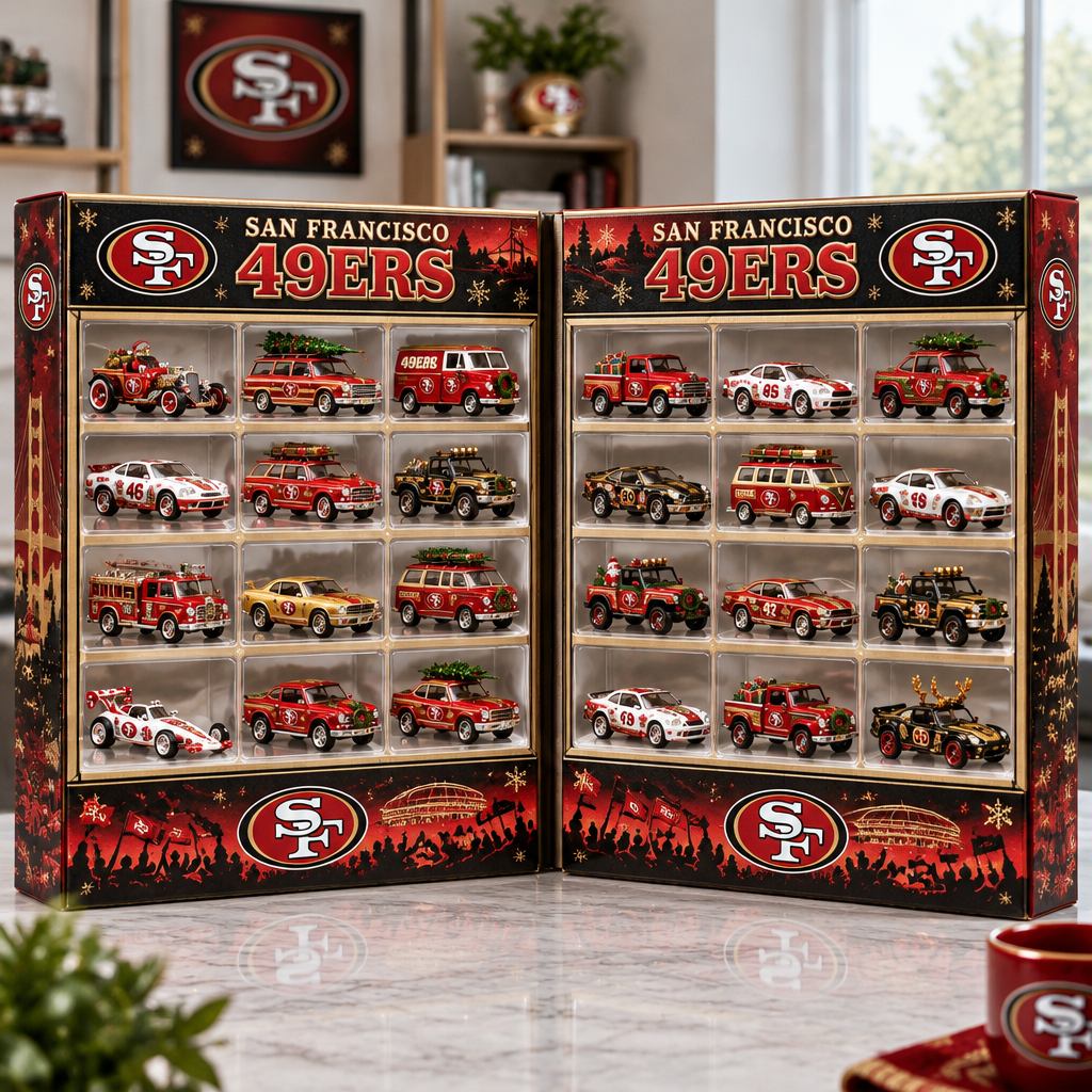 San Francisco 49ers Premium Mini Car Advent Calendar