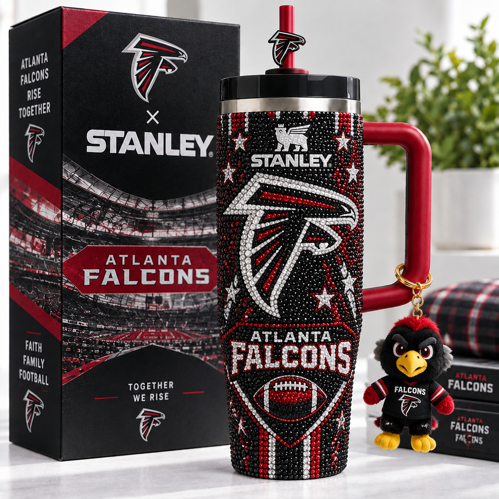 Atlanta Falcons 40oz Tumbler With Handle TTNL