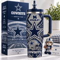 Dallas Cowboys 40oz Tumbler With Handle TTNL