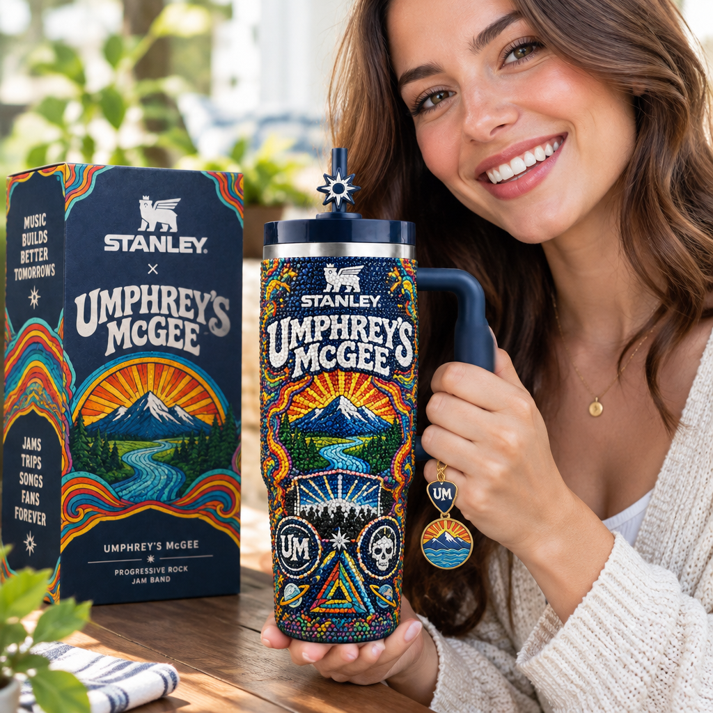Umphrey S Mcgee 40oz Tumbler With Handle TTNL