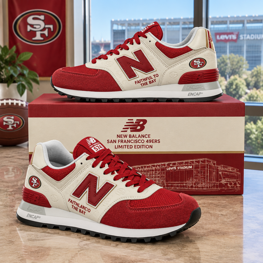 San Francisco 49ers NB 574 SNEAKER